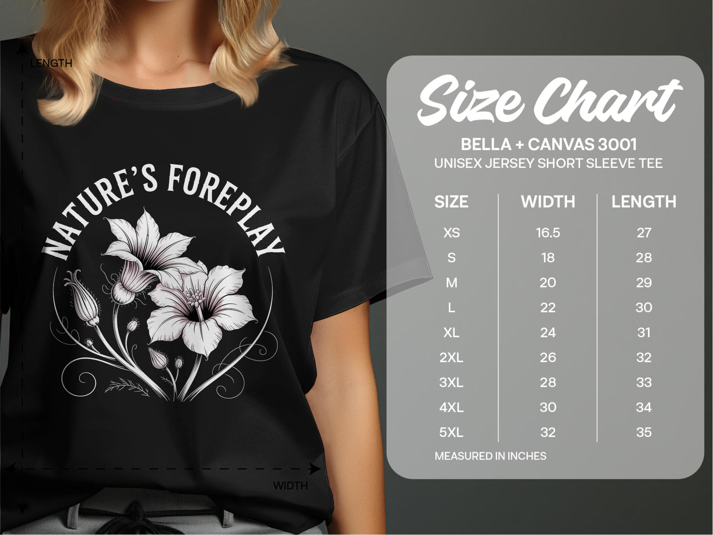 Nature's Foreplay Unisex Jersey Short Sleeve Tee product
