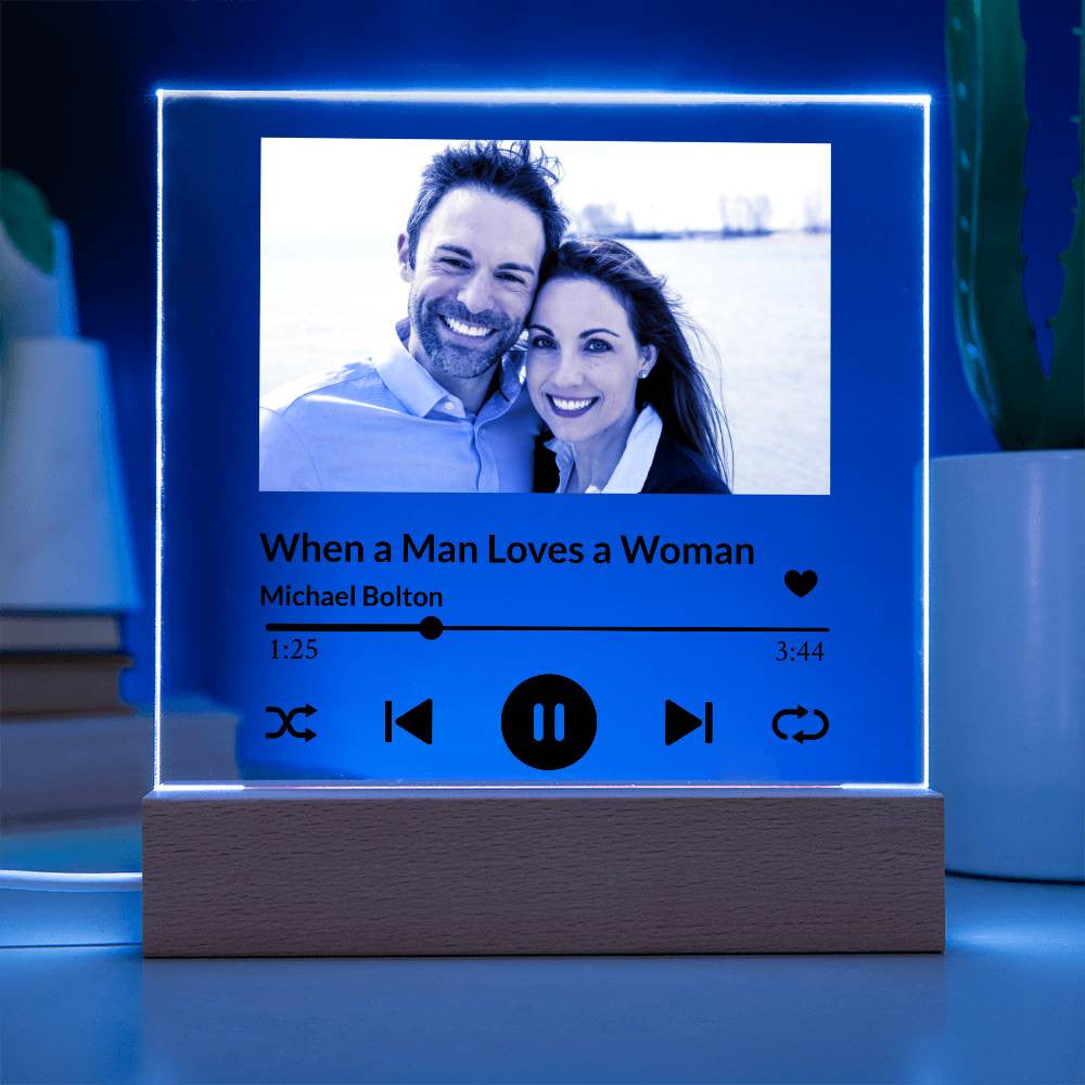Custom Song Plaque | Special Gift | Valentine's Day | Anniversary | Wedding | Birthday