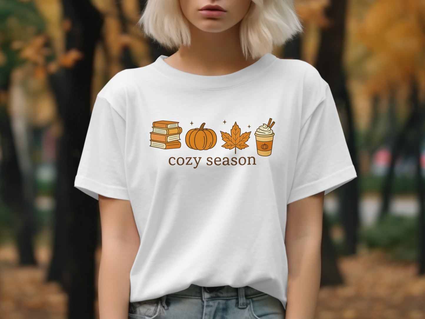 Cozy Season Autumn Graphic Tee Shirt product type