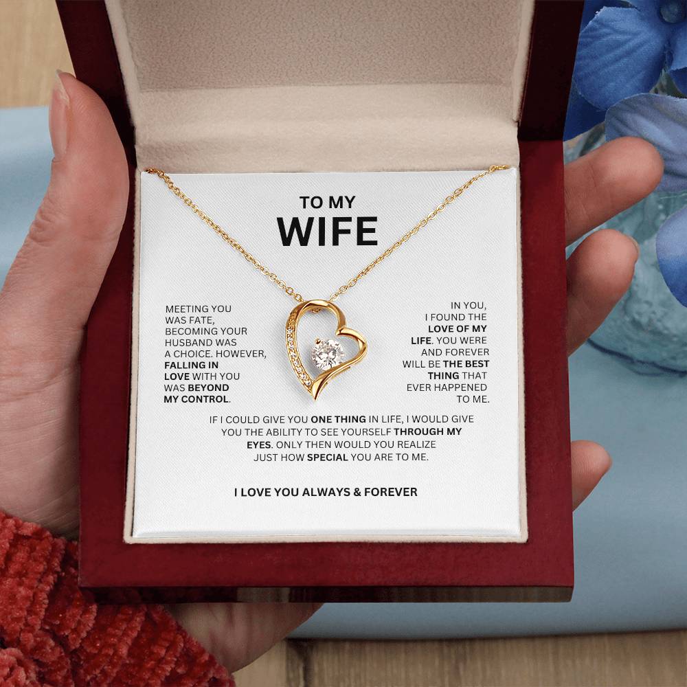 Wife Necklace | I Love You Necklace