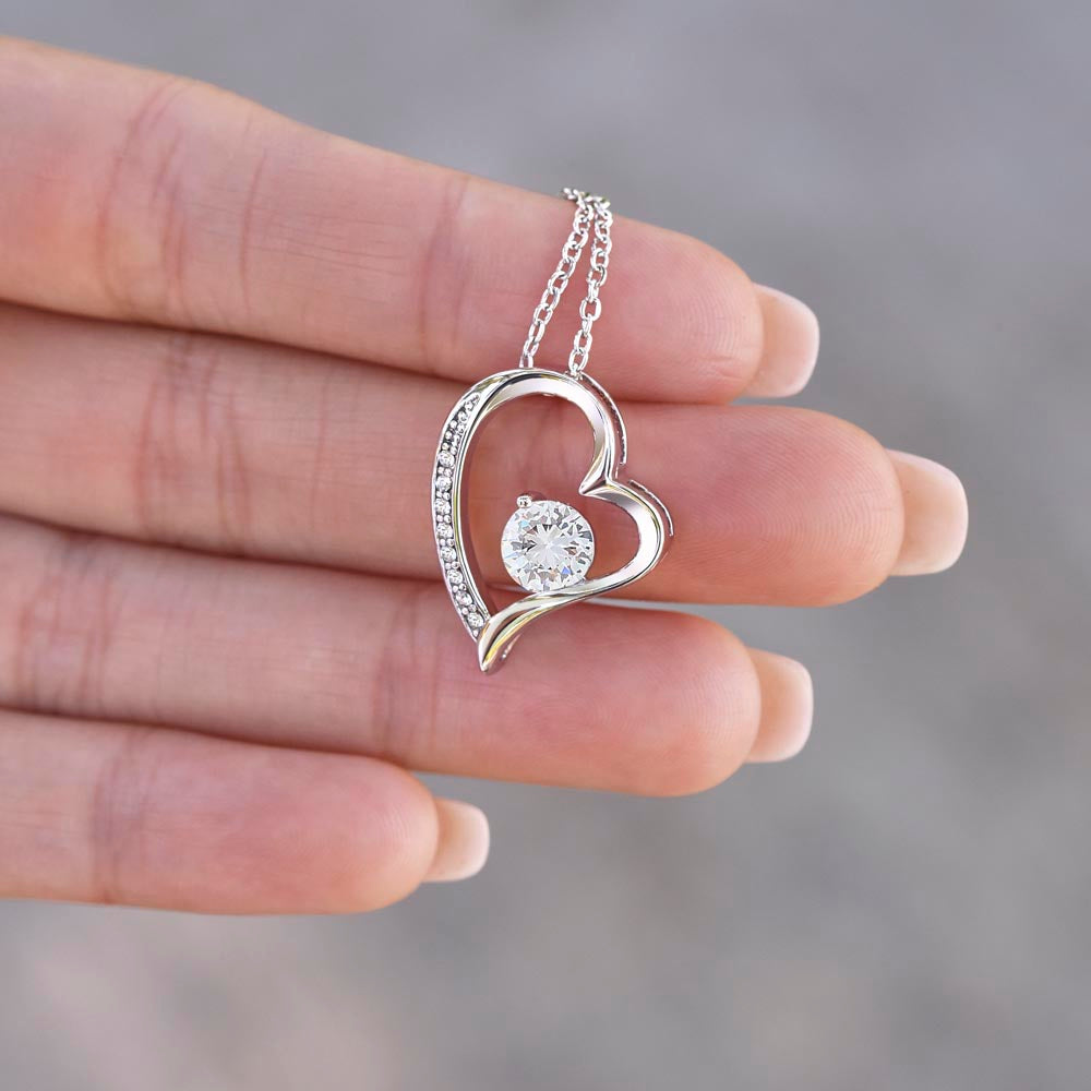 Let's Start Over | White | Heart Necklace | Valentine's Day Gift