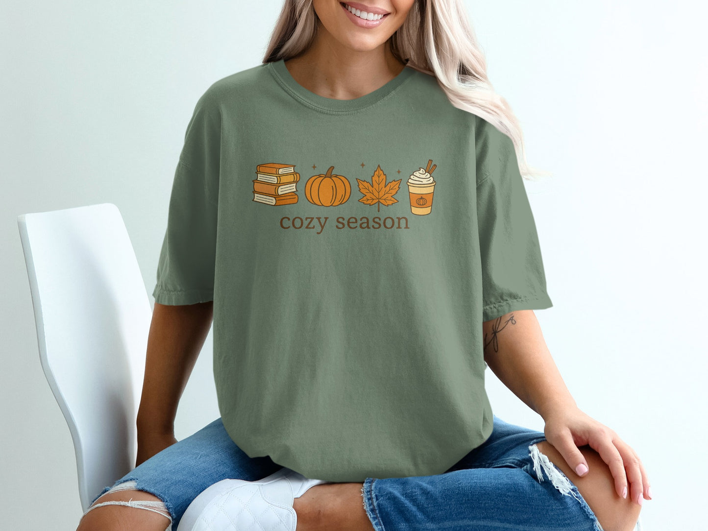 Cozy Season Graphic Printed Comfortable T-shirt Product