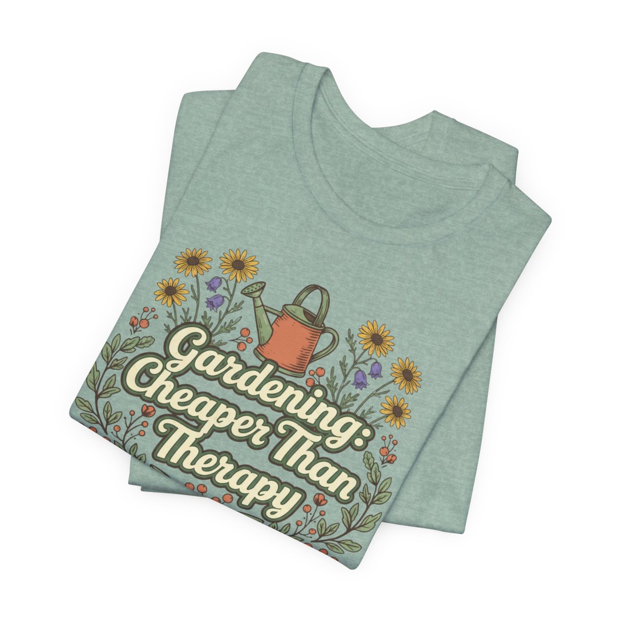 Gardening Is My Therapy Shirt, Gardening T-Shirt, Plant Lover Gift, Garden Lover Tee, Nature Therapy Shirt