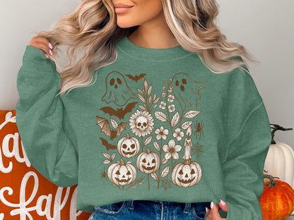 Spooky Pumpkins and Ghosts Halloween Themed product type
