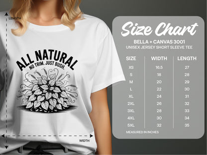 All Natural Unisex Jersey Short Sleeve Tee product type