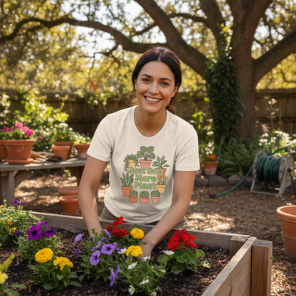 Just One More Plant Shirt, Plant Lover Tee, Funny Plant Lady Shirt, Gardening Gift