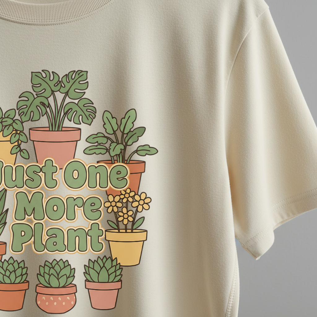 Just One More Plant Shirt, Plant Lover Tee, Funny Plant Lady Shirt, Gardening Gift