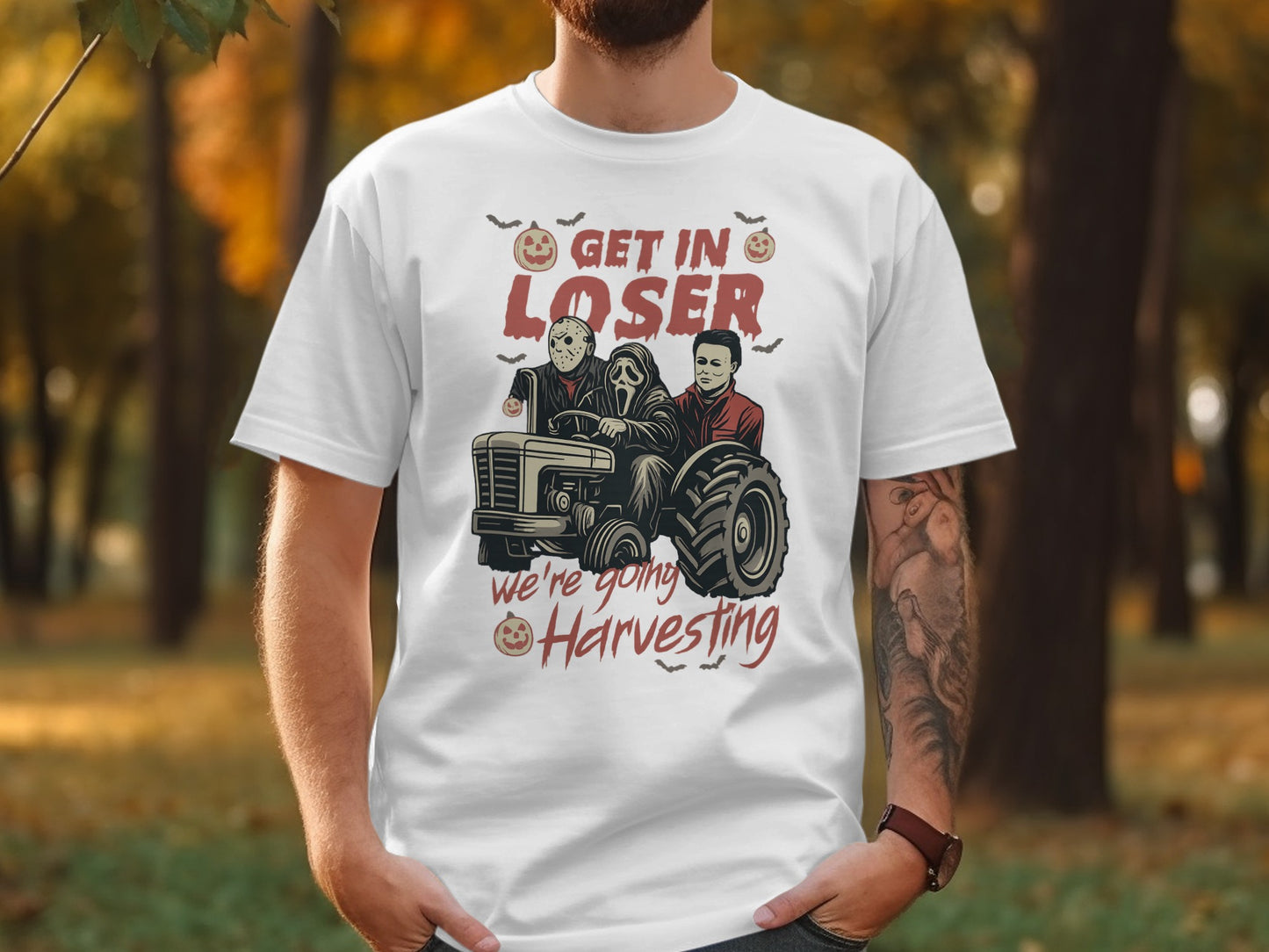 Get In Loser We're Going Harvesting T-Shirt product
