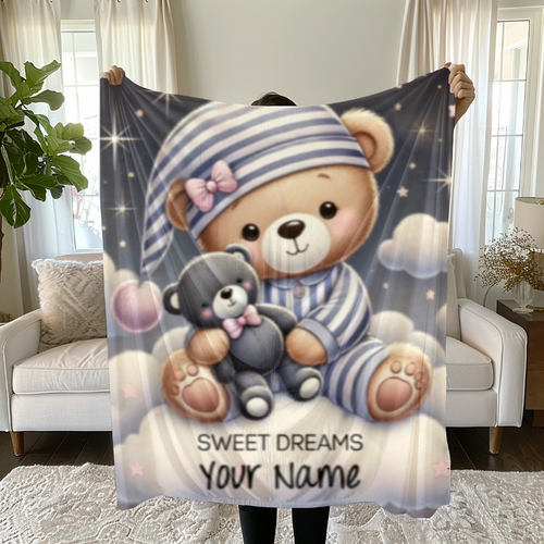 Plush Fleece | Personalized Name Blanket