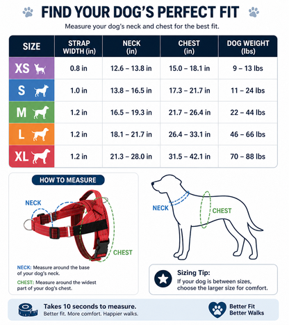 Personalized Reflective Dog Harness - Stop Pulling in Just a Few Walks