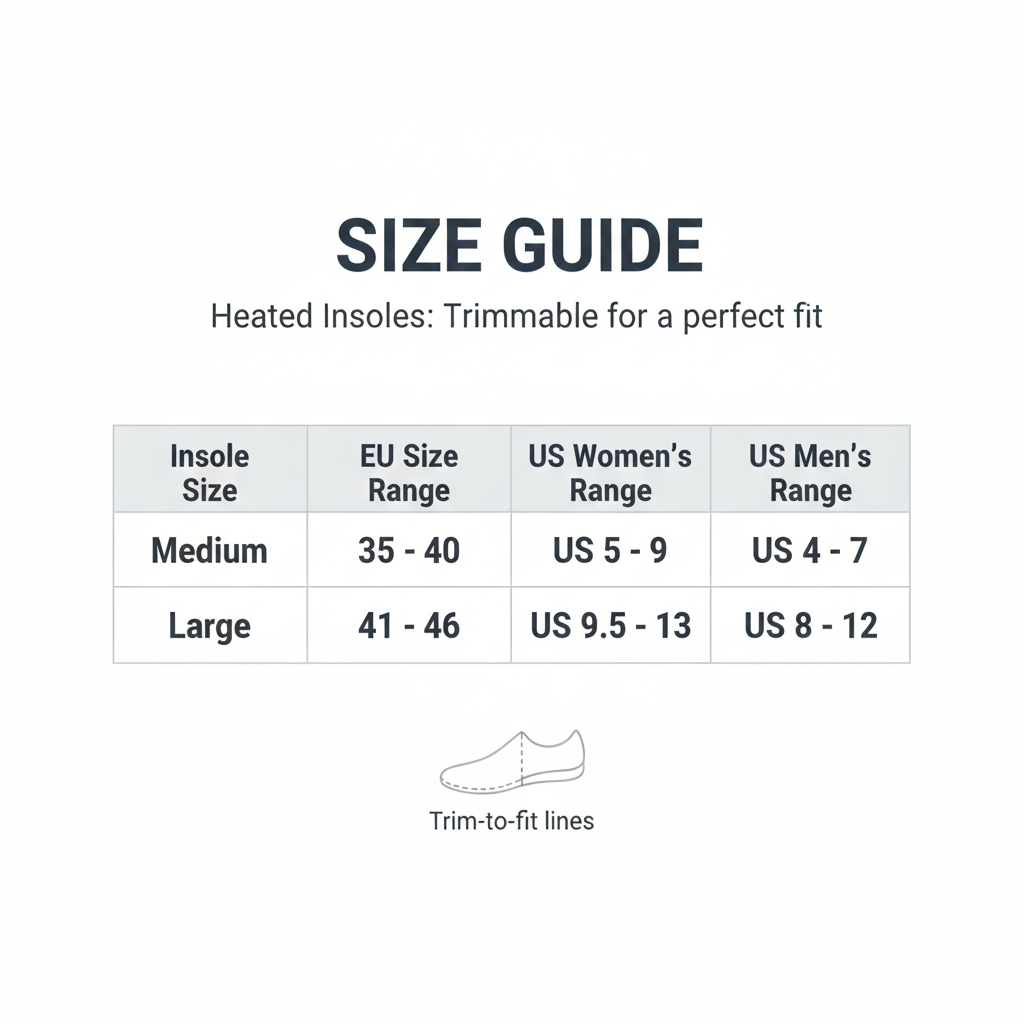ThermoSteps(TM) Heated Insoles