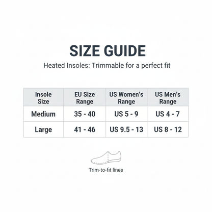ThermoSteps(TM) Heated Insoles