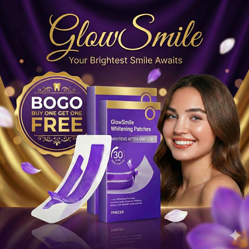 GlowSmile™ Purple Color-Correcting Whitening Strips | Instant Brightness & Enamel-Safe