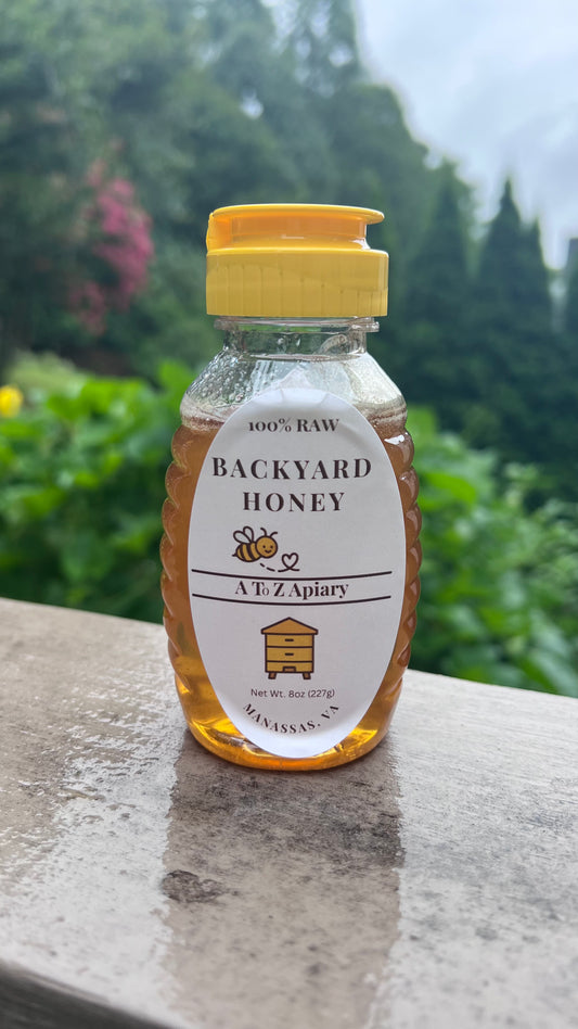 100% Raw Unfiltered Backyard Honey - A To Z Apiary