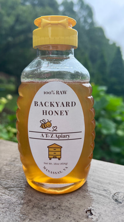 100% Raw Unfiltered Backyard Honey - A To Z Apiary