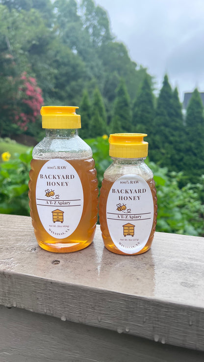 100% Raw Unfiltered Backyard Honey - A To Z Apiary