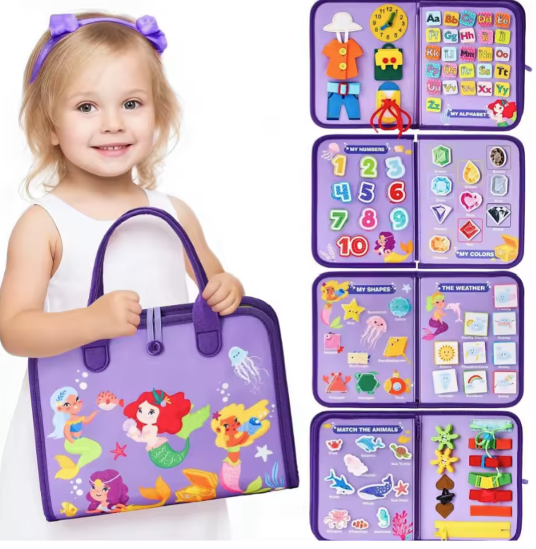 Children's Montessori Activity Board