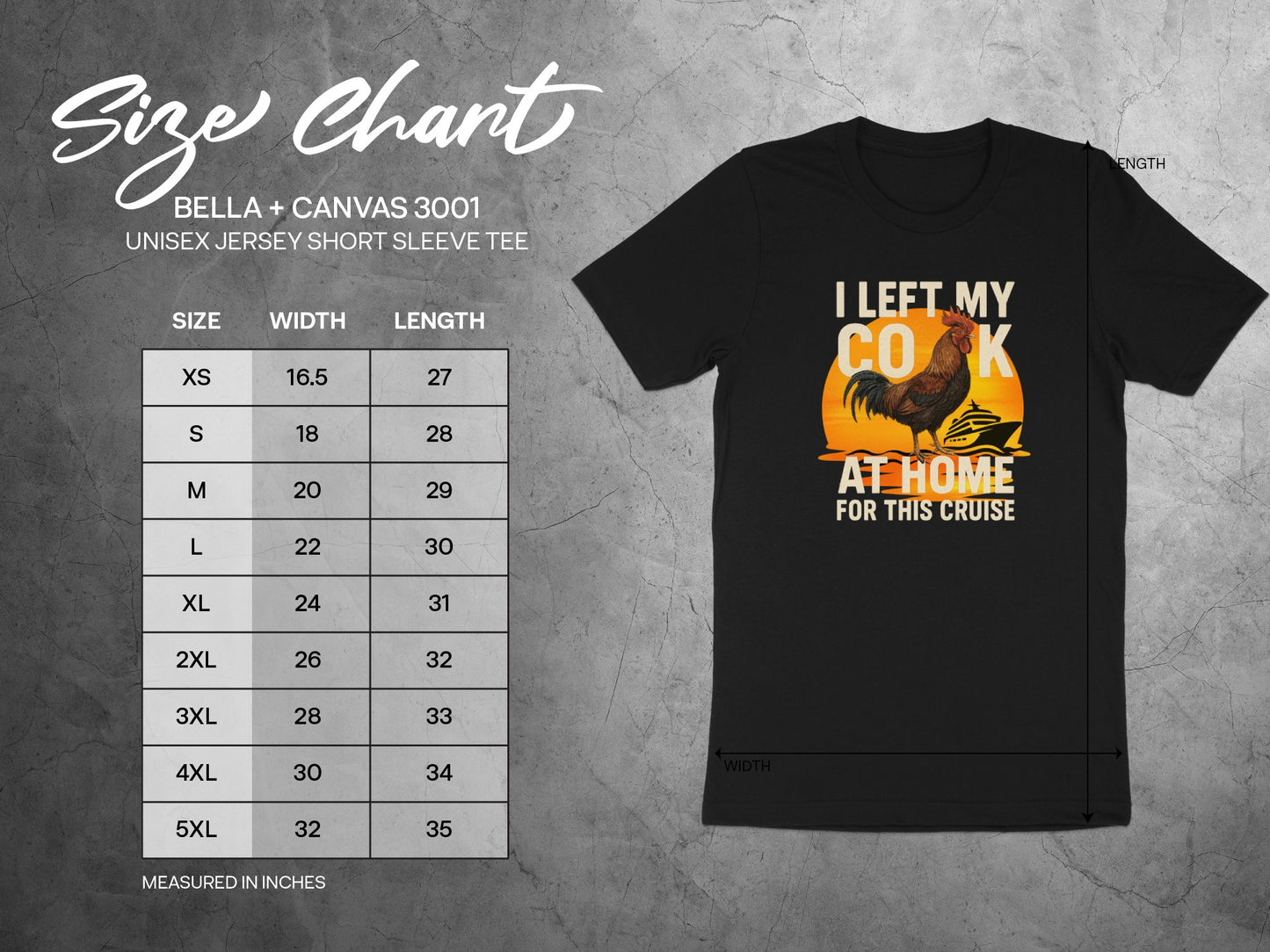 I Left My Cock At Home For This Cruise T-Shirt product