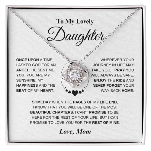 To My Lovely Daughter | Love Knot | Necklace
