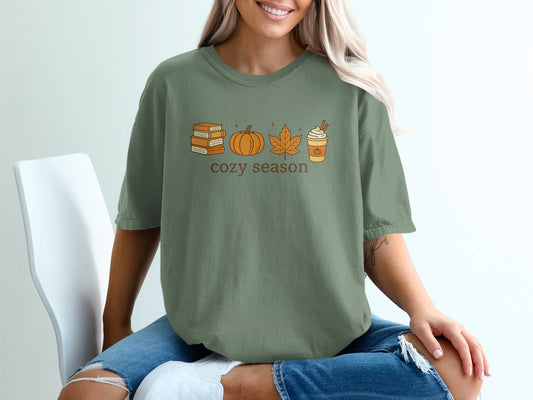 Cozy Season Graphic Printed Comfortable T-shirt Product