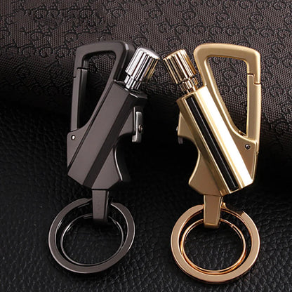 Dual Pocket Survival Flame Multi-Tool Keychain