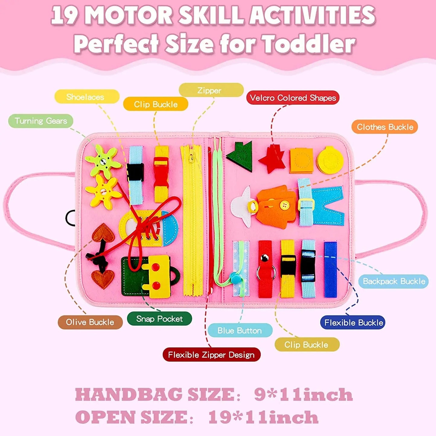 Children's Montessori Activity Board