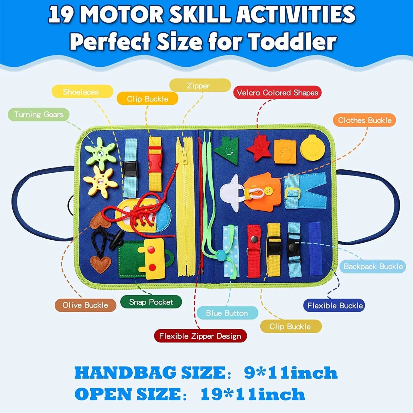 Children's Montessori Activity Board