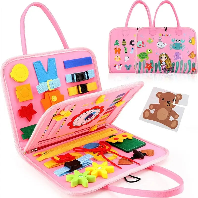 Children's Montessori Activity Board