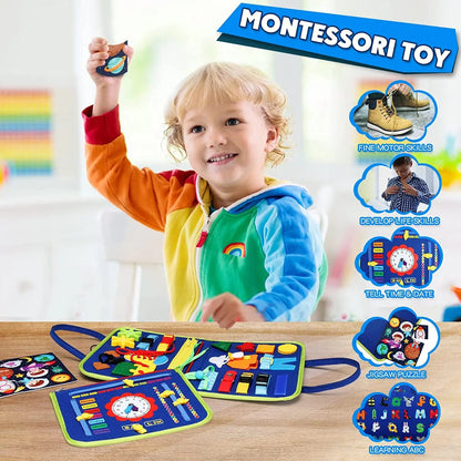Children's Montessori Activity Board