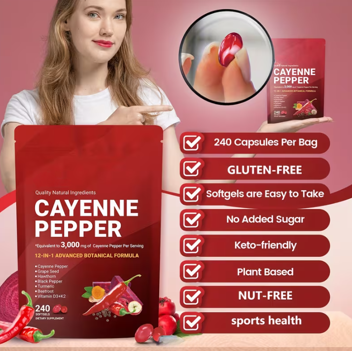 OmniFlow Cayenne Daily Softgels