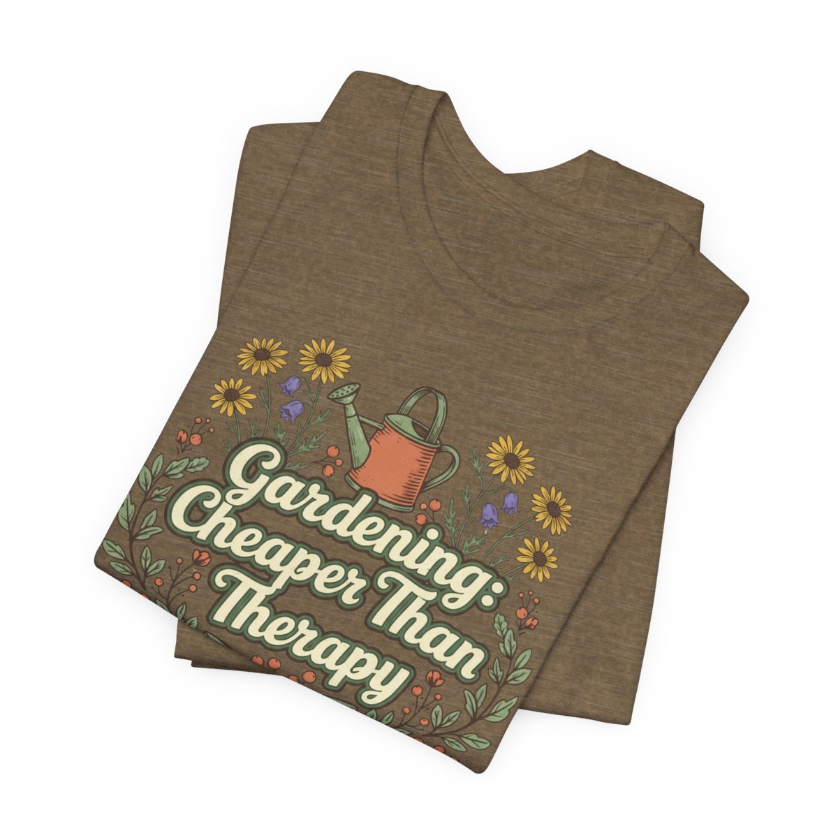 Gardening Is My Therapy Shirt, Gardening T-Shirt, Plant Lover Gift, Garden Lover Tee, Nature Therapy Shirt