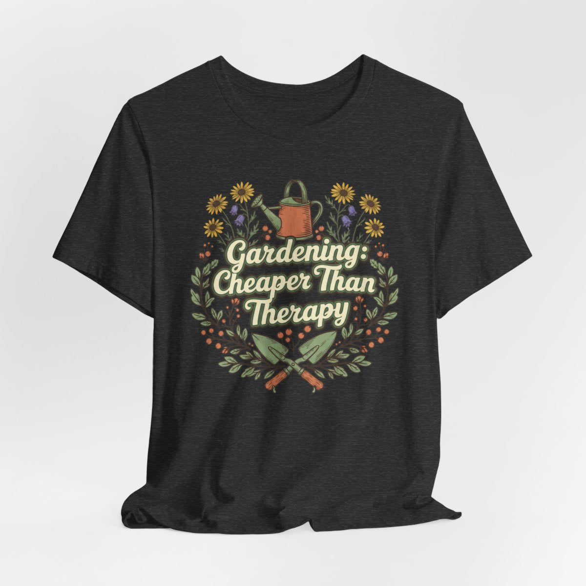 Gardening Is My Therapy Shirt, Gardening T-Shirt, Plant Lover Gift, Garden Lover Tee, Nature Therapy Shirt