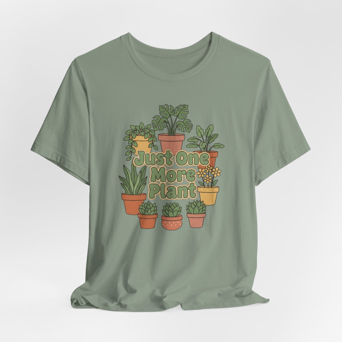Just One More Plant Shirt, Plant Lover Tee, Funny Plant Lady Shirt, Gardening Gift