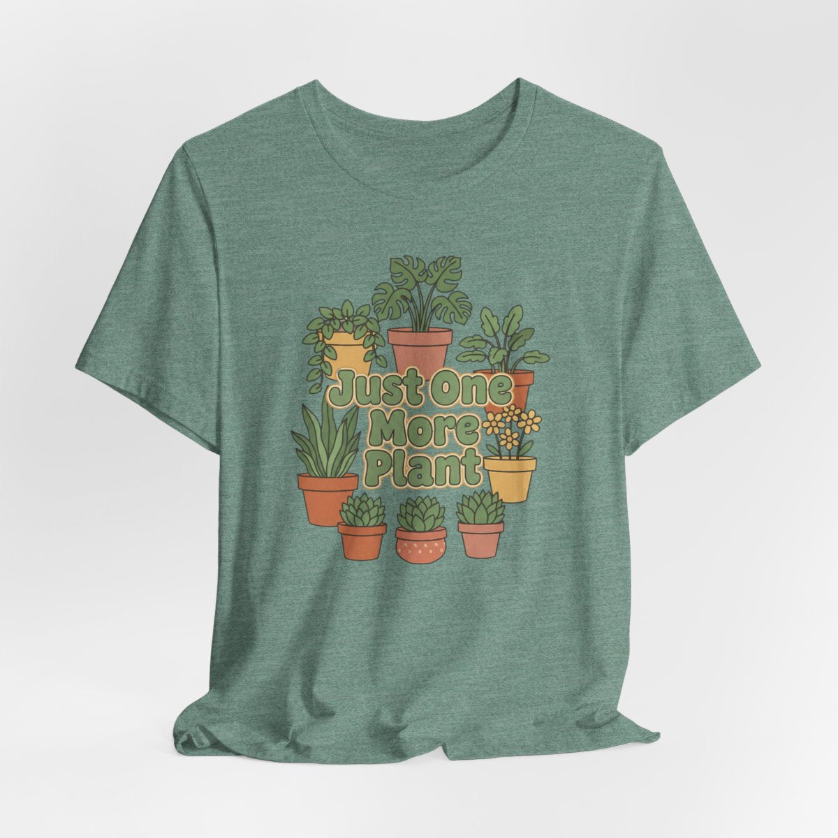 Just One More Plant Shirt, Plant Lover Tee, Funny Plant Lady Shirt, Gardening Gift